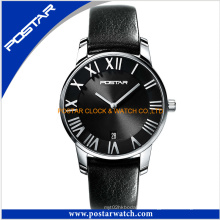 Reloj unisex de acero inoxidable de lujo